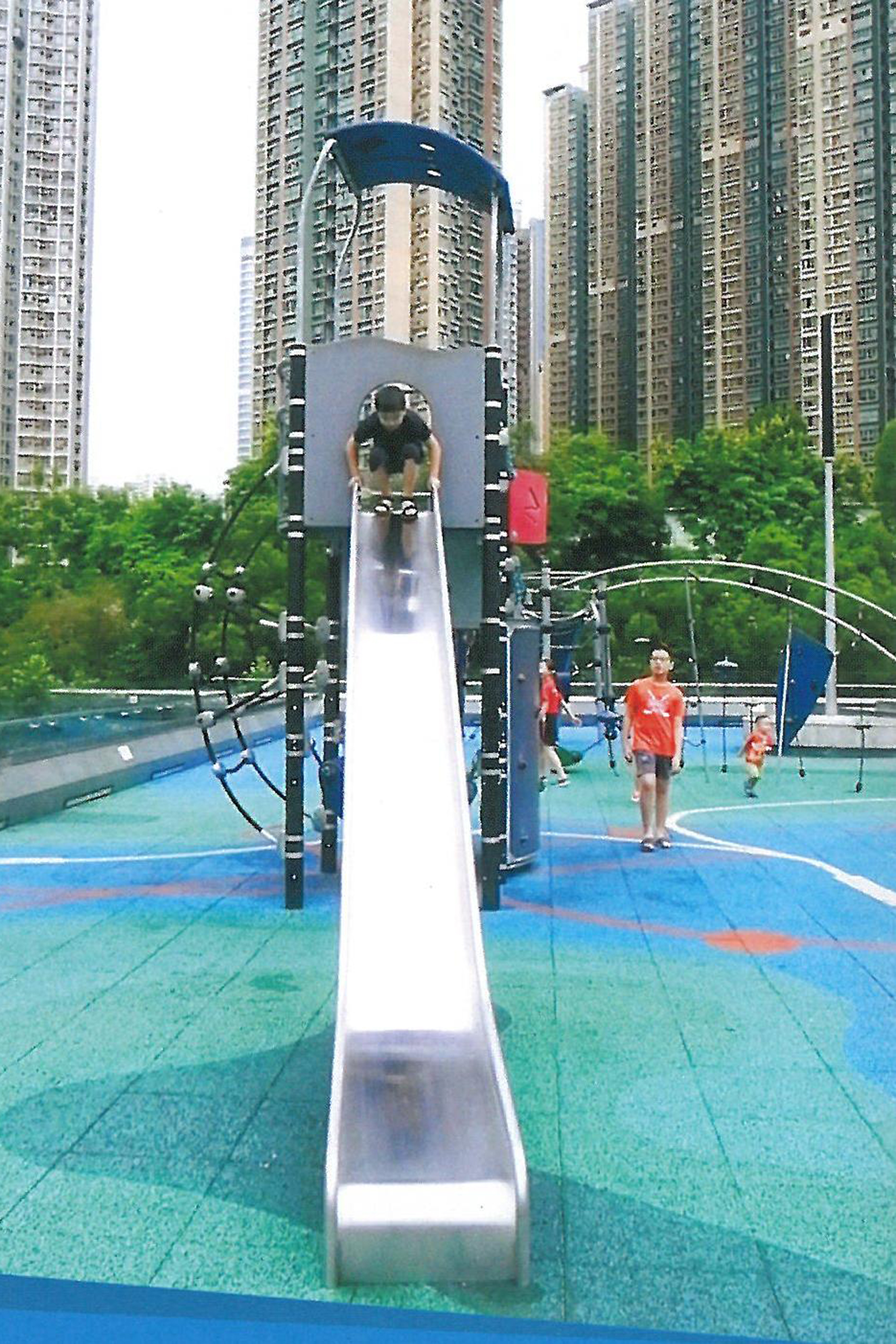 District Open Space, Sports Centre & Library at Area 74, TKO (Now name as Tiu Keng Leng Sports Centre . Tiu Keng Leng Public Library)
